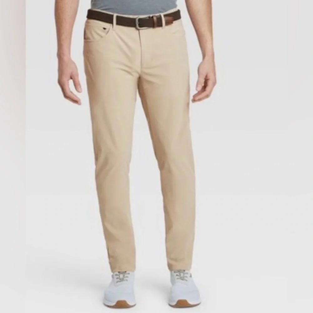 NWT All In Motion Men's Golf Pants Slim Moisture Wicking Quick Dry UPF- 36 x 32 - Picture 1 of 3